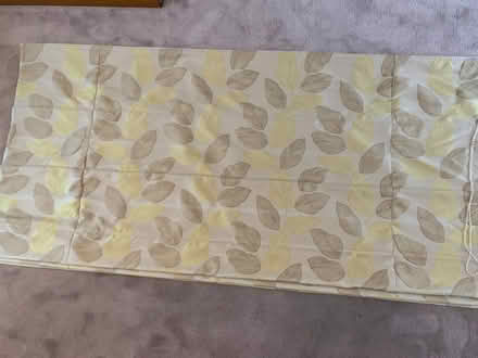 Photo of free Hillarys Roman blind used Green Leaf pattern 223cm wide, 168 (Walton-on-the-Naze CO14) #1
