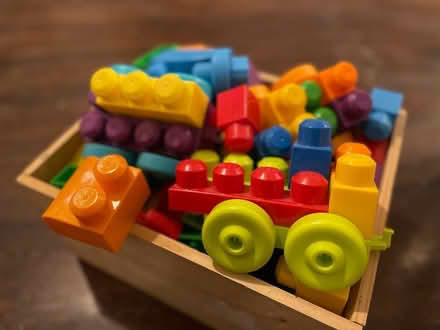 Photo of free Mega blocks and wooden blocks (Marchmont EH9) #1