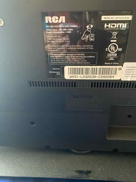 Photo of free TV (Carson 90745) #2