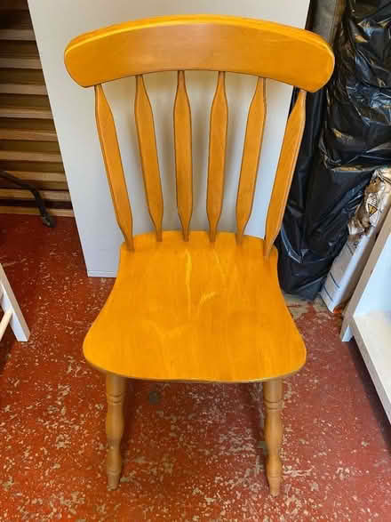 Photo of free Pine kitchen chair (Barrow nr Whalley BB7) #1
