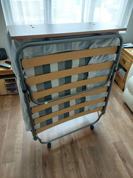 Photo of free Single foldable bed on wheels (Shenley WD7) #1
