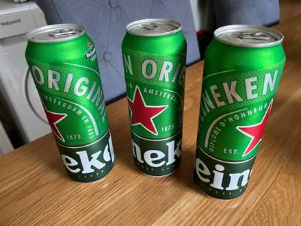 Photo of free 3 x Heineken beers (out of date) (Maidenhead SL6) #1