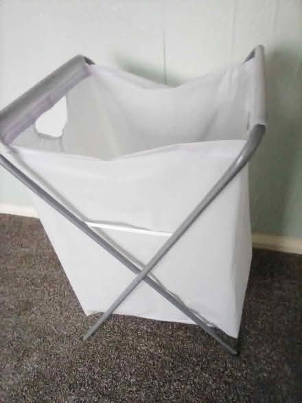 Photo of free Folding linen basket (WA13. Lymm area) #2