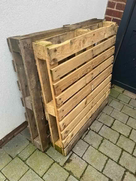 Photo of free 4 Wooden Pallets, good condition (Sharmans Cross B91) #1