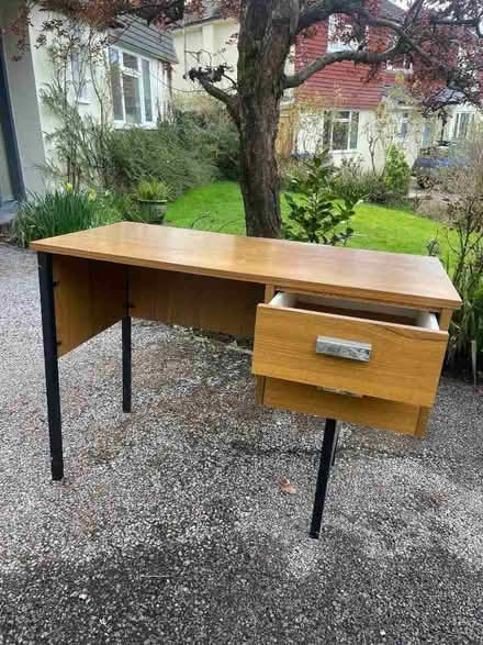 Photo of free small two drawer desk (Hurst Green RH8) #2