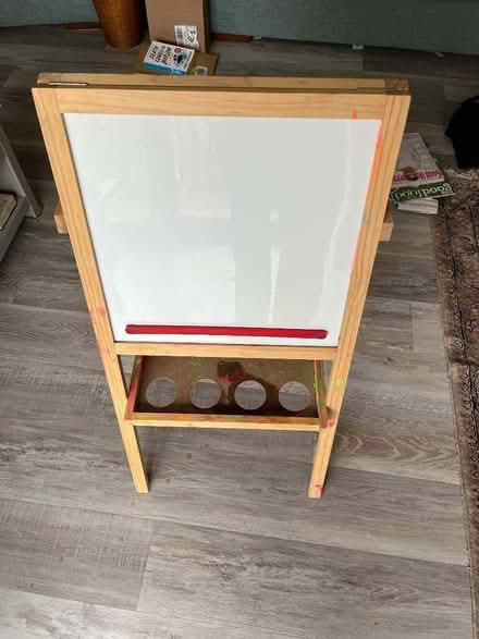 Photo of free Child’s easel / whiteboard and blackboard (Marlow Bottom SL7) #1
