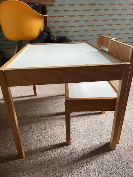 Photo of free IKEA Kids Table and Chairs (Catford SE6) #3