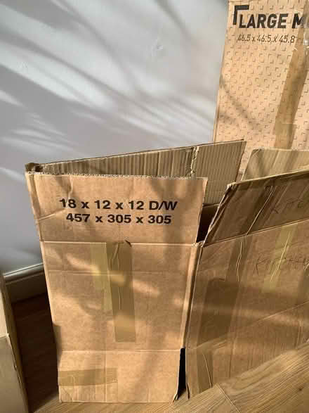 Photo of free 6 large moving boxes (Finsbury Park N4) #3