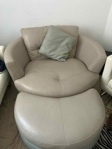 Photo of free Leather Snuggle Chair from Sofology (NE28 Wallsend) #1