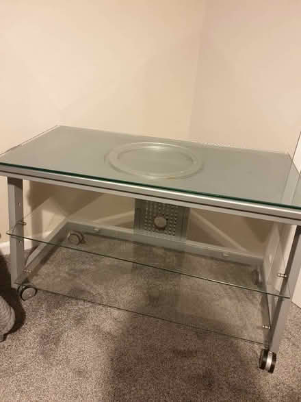 Photo of free Glass TV Stand (Lakenheath IP27) #1