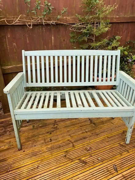 Photo of free two garden benches (BA11) #1
