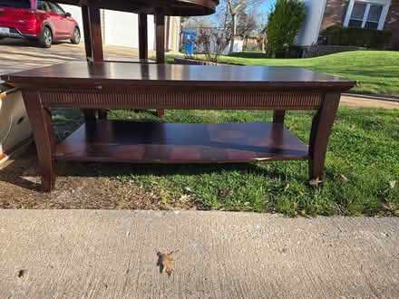 Photo of free Table, coffee table and twin bed (Manchester, MO) #3