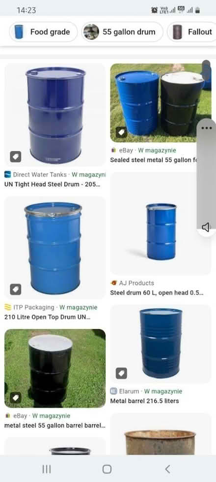 Photo of Metal barrel - steel drum (BR3) #1