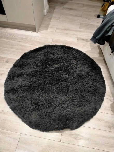 Photo of free 2 black shaggy rugs (Highgate N6) #1