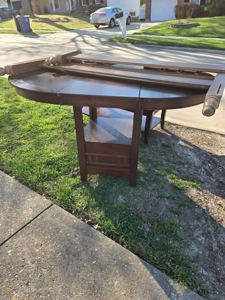 Photo of free Table, coffee table and twin bed (Manchester, MO) #1