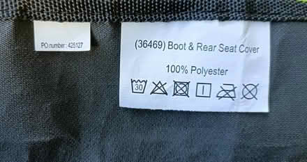 Photo of free Car seat cover (Clifton YO30) #2