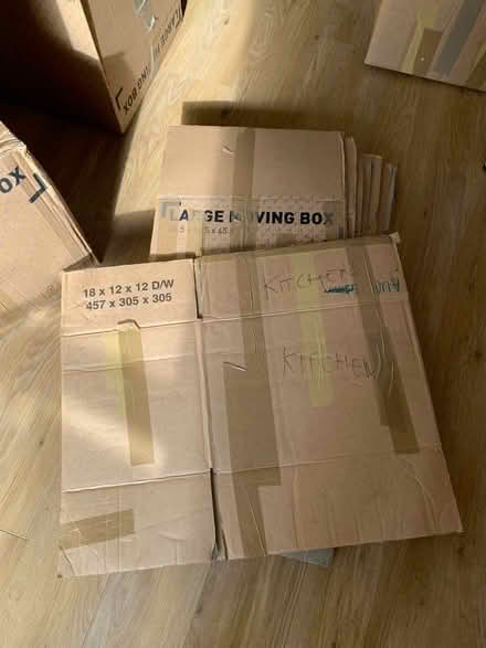 Photo of free 6 large moving boxes (Finsbury Park N4) #2