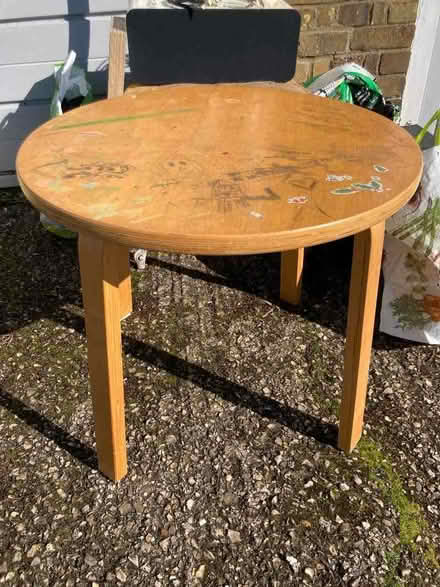 Photo of free Kids table (St Ann's Wells Gardens area BN3) #1