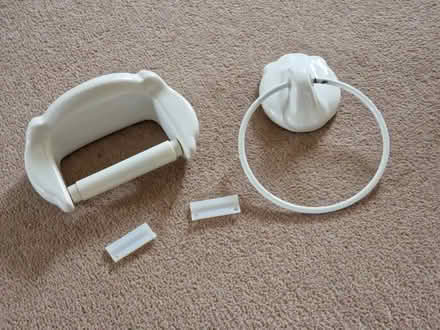 Photo of free Towel ring and toilet roll holder (Hatch Warren Farm RG22) #1