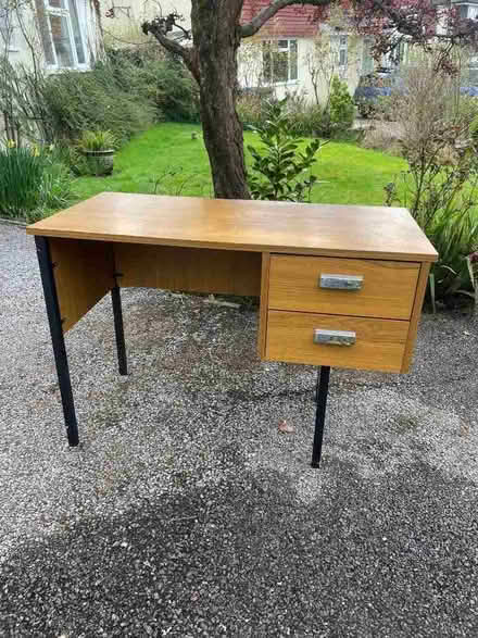 Photo of free small two drawer desk (Hurst Green RH8) #1