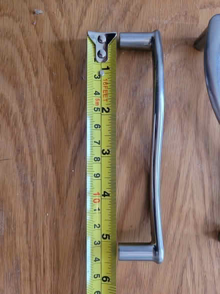 Photo of free New - 5 Nickel drawer handles (Walton on Thames) #2