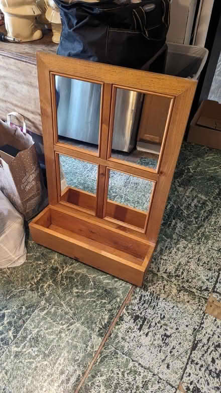 Photo of free Hanging mirror with shelf (Brunswick md) #2