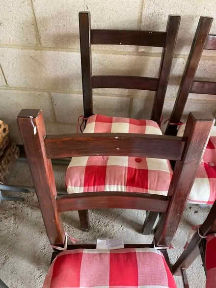 Photo of free 4 IKEA kitchen chairs with cushions (West Oxfordshire OX28) #2