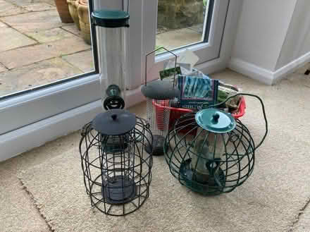 Photo of free Bird feeders and assorted garden pieces (Scotton HG5) #1