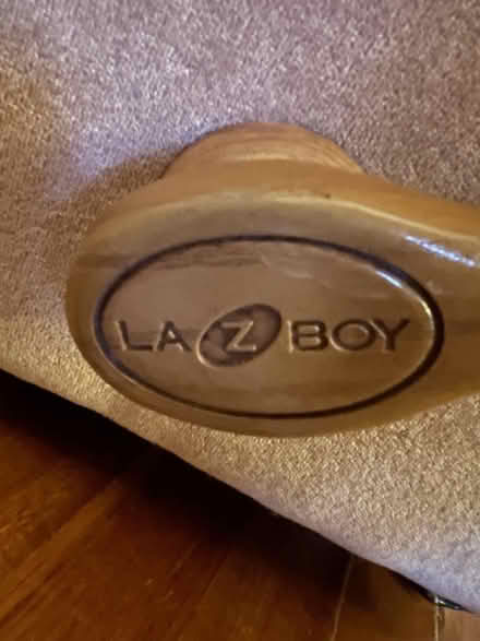 Photo of free Lazboy pink velvet manual recliner armchair (Hurst Green RH8) #2