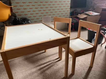 Photo of free IKEA Kids Table and Chairs (Catford SE6) #1
