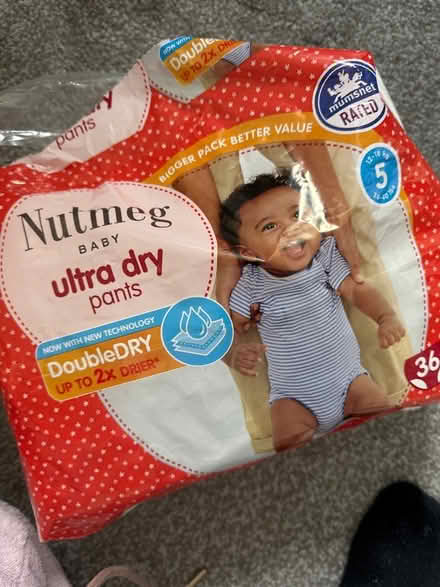 Photo of free nutmeg ultra dry nappies (Pinner HA5) #1