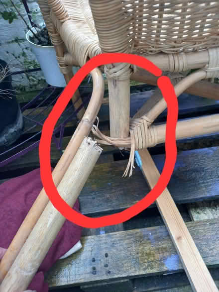 Photo of free Cane chair (Bridlington YO16) #3