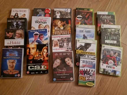 Photo of free DVDs, XBox 360 games (Calcot RG31) #1
