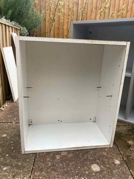 Photo of free White cabinet and shelves (Barton OX3) #2