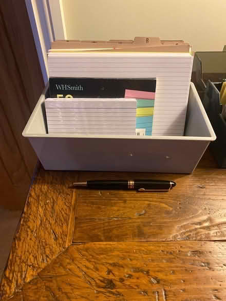 Photo of free Revision Cards and index Boxes (Sidmouth) #1