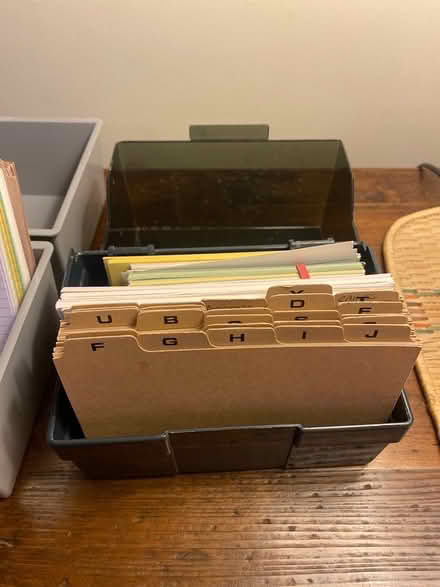 Photo of free Revision Cards and index Boxes (Sidmouth) #2