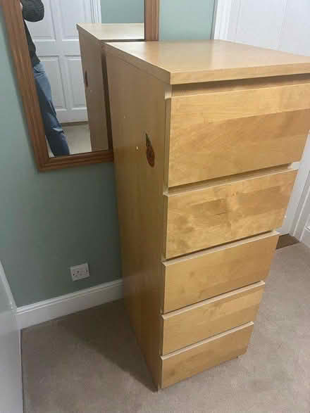 Photo of free Tall narrow set of IKEA draws (Kelvedon, CO5) #1