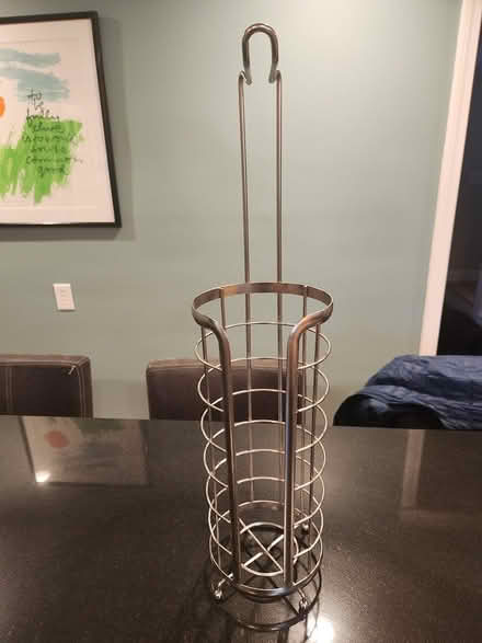 Photo of free Freestanding toilet paper holder (West Concord MA) #2
