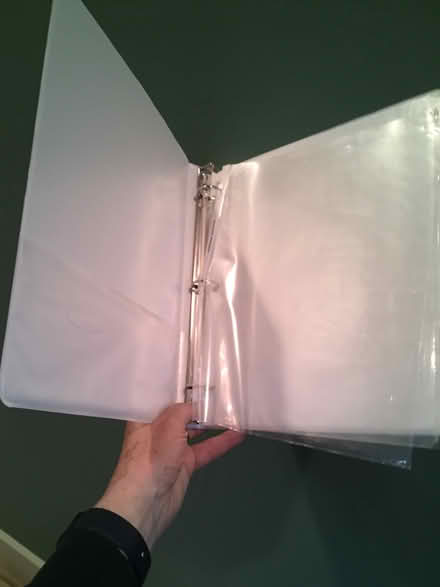 Photo of free 3-ring binder (Near Butler) #1