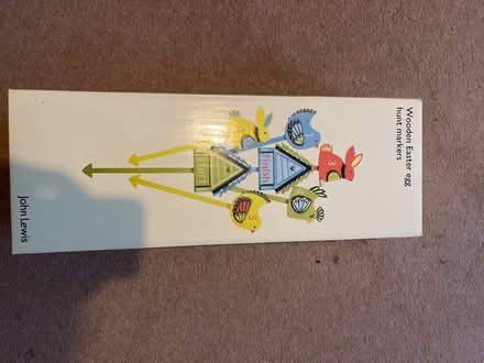Photo of free Easter egg wooden hunt markers (Thames ditton, KT7) #1