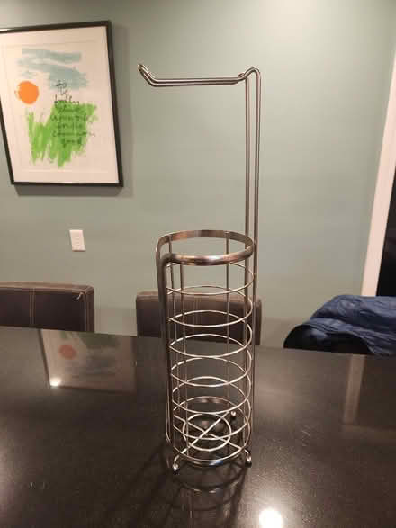 Photo of free Freestanding toilet paper holder (West Concord MA) #1