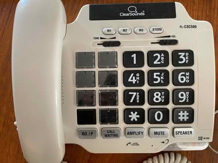 Photo of free Clear Sounds Landline phone (Duveneck-St. Francis) #1