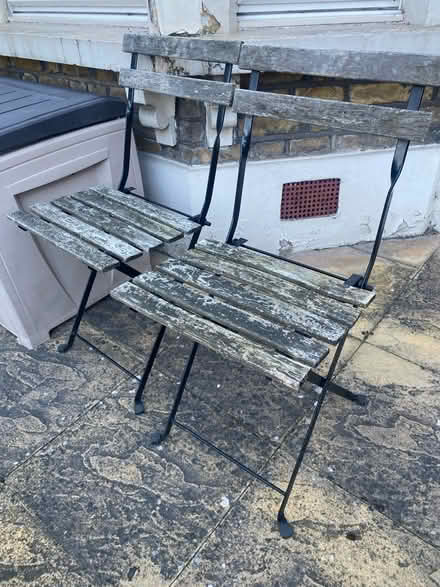 Photo of free 2 x garden chairs (E11) #1