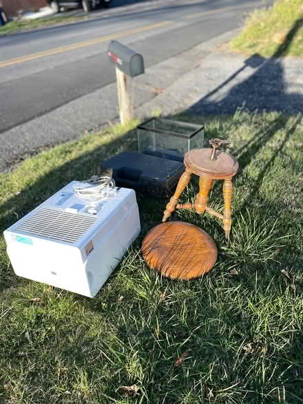 Photo of free Stool, tank, drill, dehumidifier (Staunton) #1