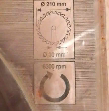 Photo of free 2x Mitre Saw (Chop Saw) 210mm Blades (Anstey LE7) #3