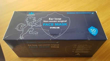 Photo of free New but expired face masks type IIR (Purbrook) #1