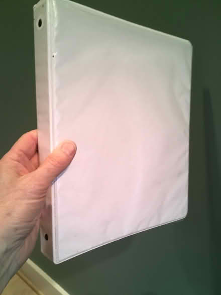 Photo of free 3-ring binder (Near Butler) #2