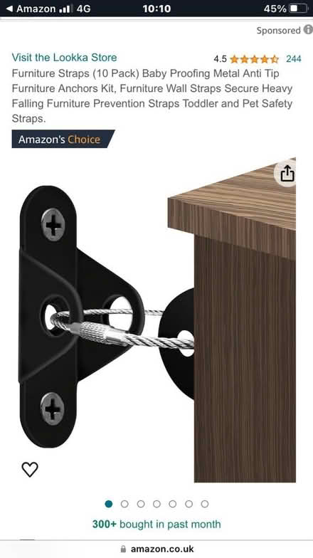 Photo of Furniture to wall anchor (Newington) #1