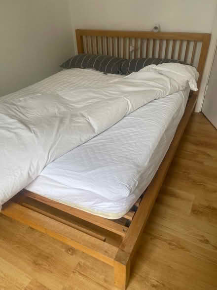 Photo of free King size bed, with mattress (High St Ken W8) #1