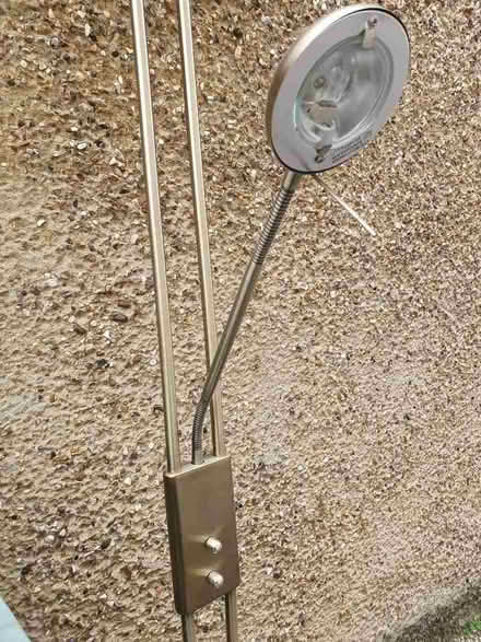 Photo of free Dimmable Floor lamp with reading light – needs weighted base (Worcester Park KT4) #2
